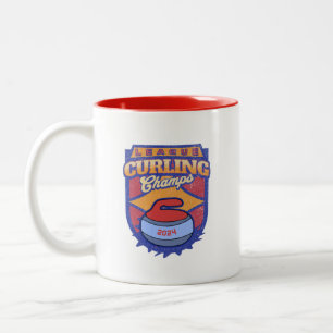 Curling-Ligameister Zweifarbige Tasse
