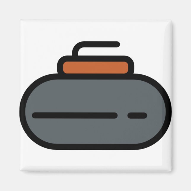 Curling Magnet (Vorne)