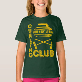 Curling, Name des Schulklub-Teams T-Shirt