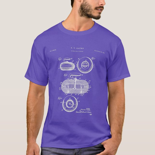 Curling    PatentStone-Shirt T-Shirt (Vorderseite)
