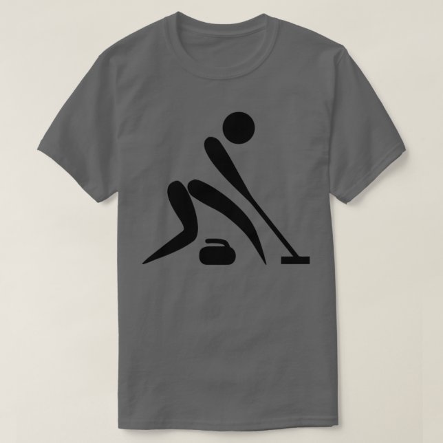 Curling Pictograph T-Shirt (Design vorne)