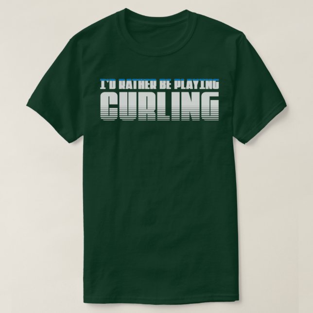 Curling Play Curling T-Shirt (Design vorne)
