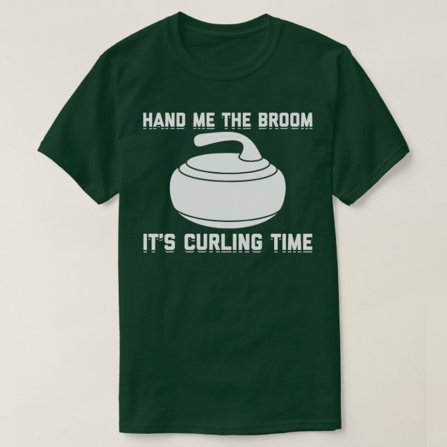 Curling Player Geschenkideen Curler Team Sport T-Shirt (Design vorne)