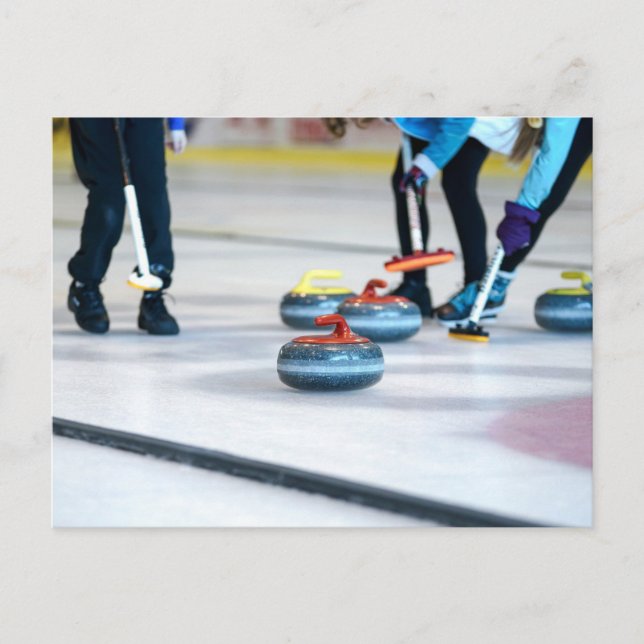 Curling Postkarte (Vorderseite)