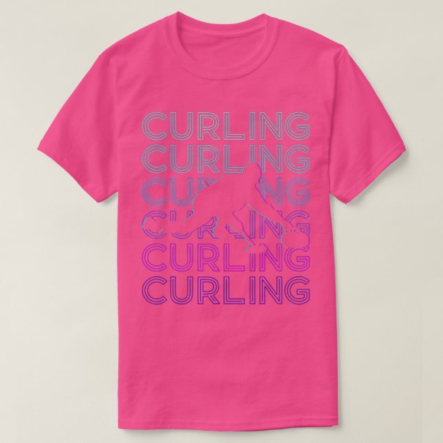 Curling Retro (1) -Gigapixel-Standard-Skala-2_00x T-Shirt (Design vorne)