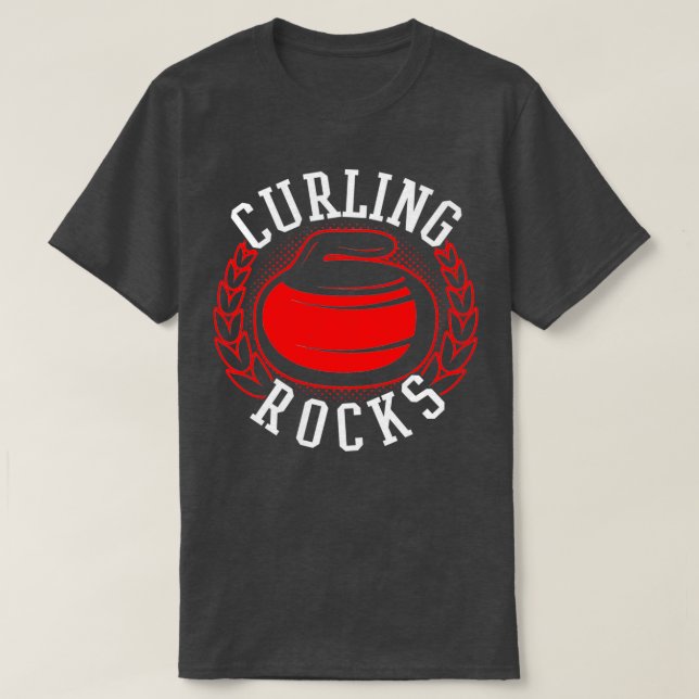 Curling Rocks 8 T-Shirt (Design vorne)