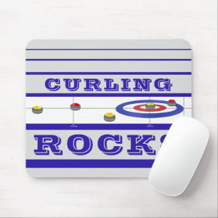 Curling Rocks Mousepad