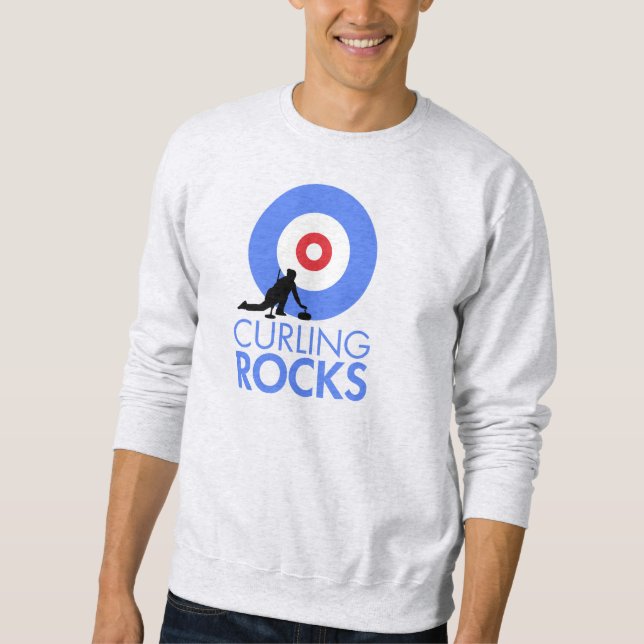 Curling Rocks Sweatshirt (Vorderseite)