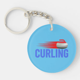 Curling Schlüsselanhänger