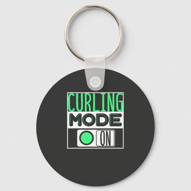 Curling Schlüsselanhänger (Vorderseite)