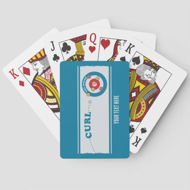 Curling Spielkarten (Rückseite)