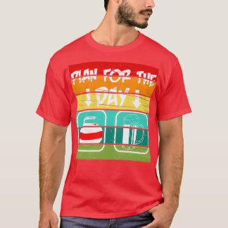 Curling-Spielplan für den Tageskurs Di T-Shirt