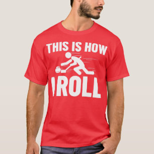 Curling Sport Game Curler Spieler Stones Broom Cur T-Shirt