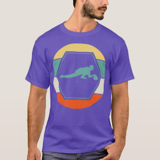 Curling-Sportler Vintage T-Shirt