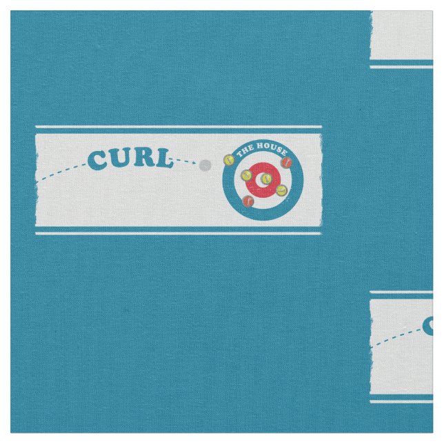 Curling Stoff (Nahaufnahme)