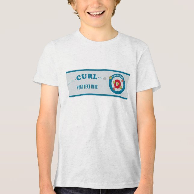 Curling Tri-Blend Shirt (Vorderseite)