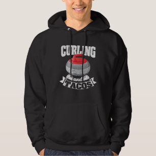 Curling und Tacos Funny Mexican Curlers Hoodie