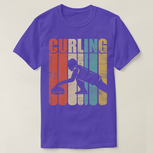Curling-Wettbewerb T-Shirt (Design vorne)
