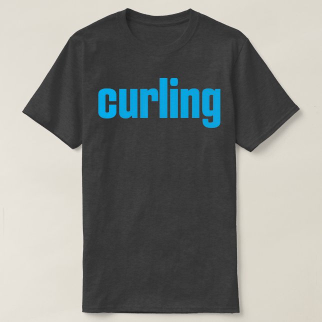 Curling Winter Sports 8 T-Shirt (Design vorne)
