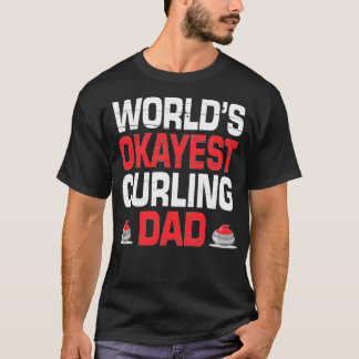 Curling Worlds - Vater mit dem besten Curling T-Shirt