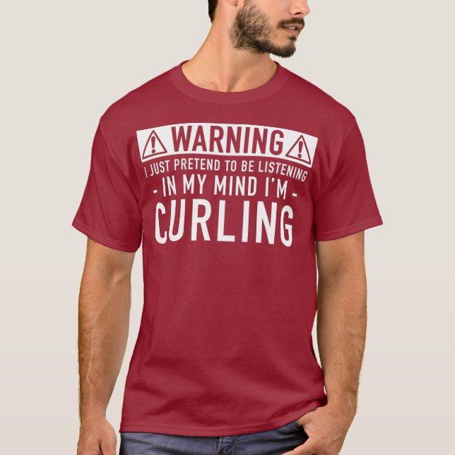 Curlinggeschenk T-Shirt (Vorderseite)