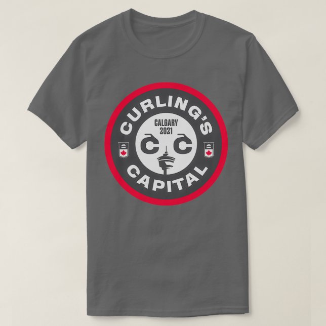 CurlingsCapital-Symbole T-Shirt (Design vorne)