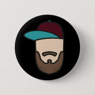 Curlingseb Knopfschwarzes Button