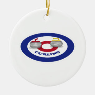 Curlingstein Keramik Ornament