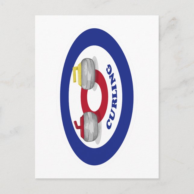 Curlingstein Postkarte (Vorderseite)