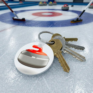 Curlingstein-Schlüsselanhänger Schlüsselanhänger