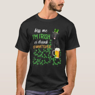 Curly Coated Retriever Küss Me Ich bin irisch oder T-Shirt