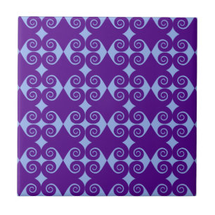 Curly Diamond Pattern Fliese