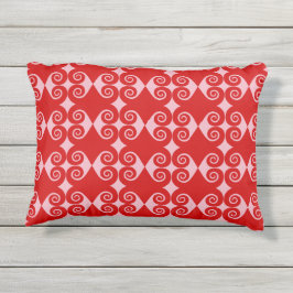 Curly Diamond Pattern Kissen Für Draußen