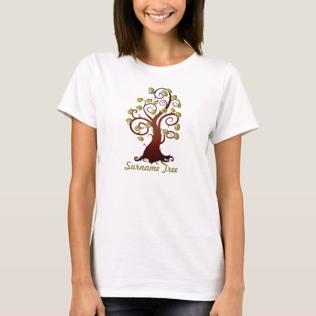 Curly Family Tree T-Shirt (Vorderseite)