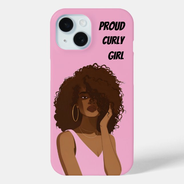 CURLY GIRL Case-Mate iPhone HÜLLE (Rückseite)