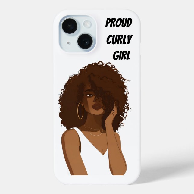 CURLY GIRL Case-Mate iPhone HÜLLE (Rückseite)