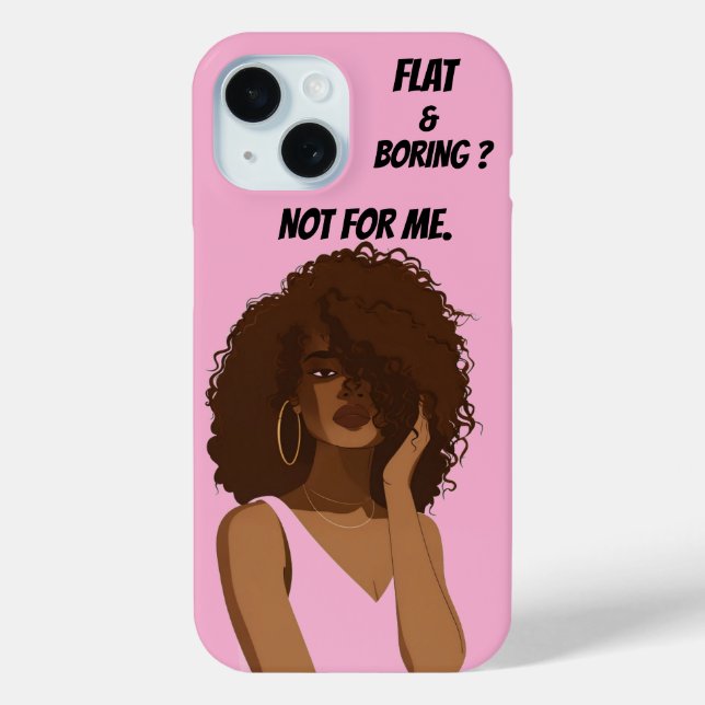 CURLY GIRL Case-Mate iPhone HÜLLE (Rückseite)