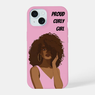 CURLY GIRL iPhone 15 HÜLLE