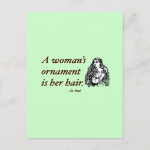 Curly Hair: Haar-Zitat Postkarte