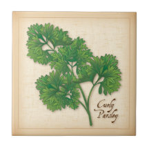 Curly Parsley Keramik Tile