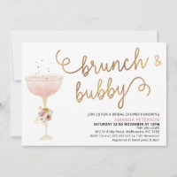 Curly Schriftart Champagne Glass Boho Brautparty