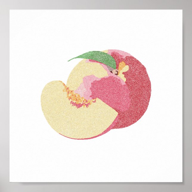 Curly Sweet Peaches Poster (Vorne)