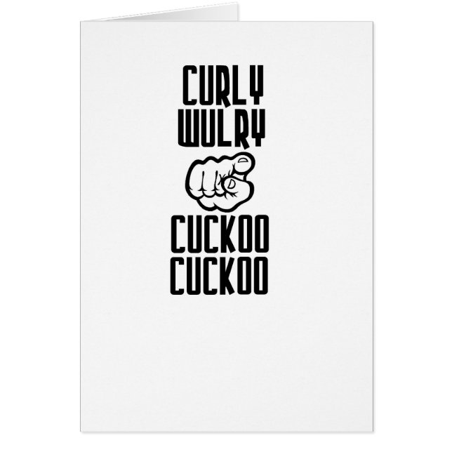 Curly-Wurly-Kuckuck (Vorne)
