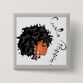 CURLZ "LIZA LOCKEN POPPIN" Knopf Button