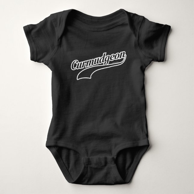 Curmudgeon Baby Strampler (Vorderseite)
