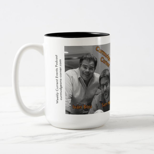 Curmudgeon-Corner-Tasse Zweifarbige Tasse (Links)