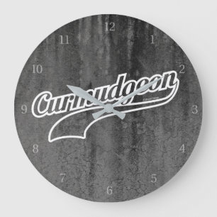 Curmudgeon Large Clock Große Wanduhr