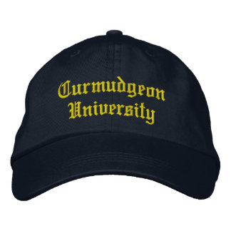 Curmudgeon University Baseball Hat Bestickte Baseballkappe