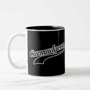 Curmudgeon Zwei-Tone-Kaffee-Tasse Zweifarbige Tasse