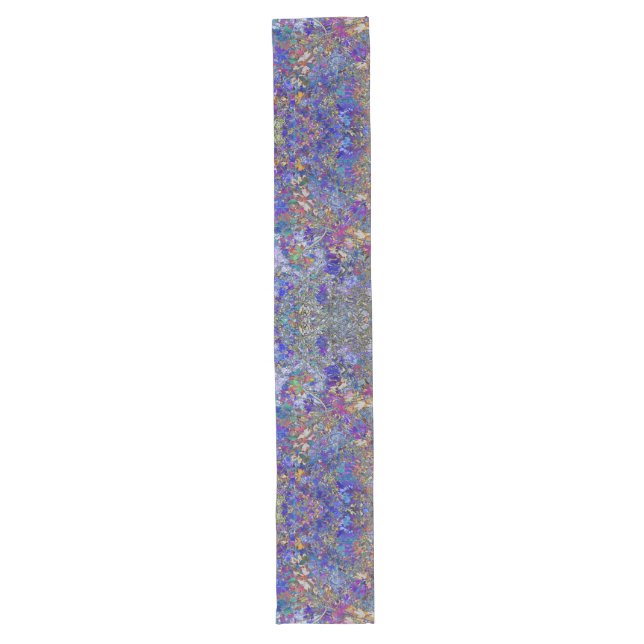 Currant-Blätter Tree Art Meditative Table Runner Großer Tischläufer (Vorderseite)